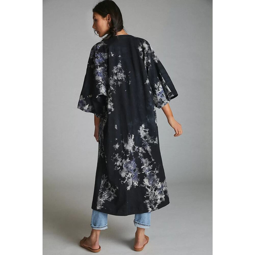 New Anthropologie  Myra Ikat Kimono by Bel Kazan DUSTER OS